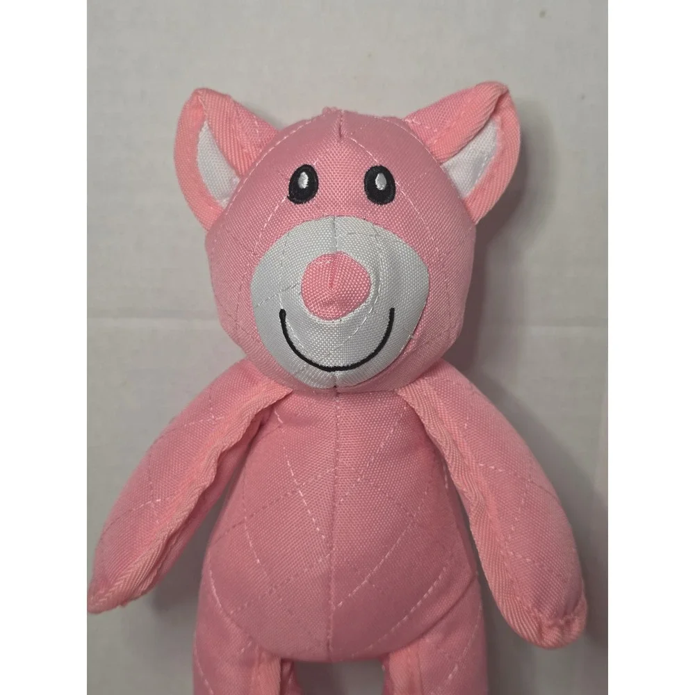 Tuffy Pig Heavy Duty Dog Toy 10in Pink Excellent Plush Toy